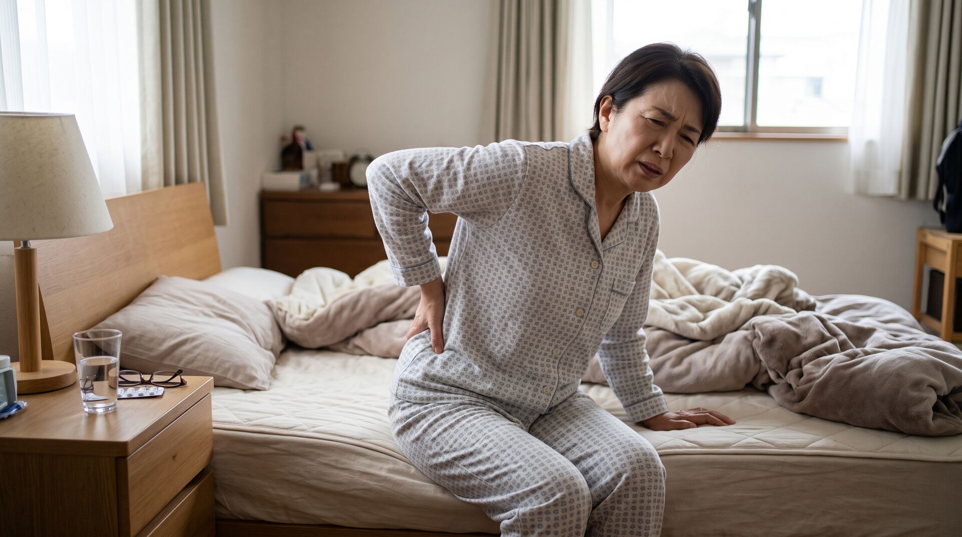朝起きる時に腰に激痛…病院では「年のせいだから、うまく付き合うしかないね」湿布と痛み止めのみを処方された50代女性